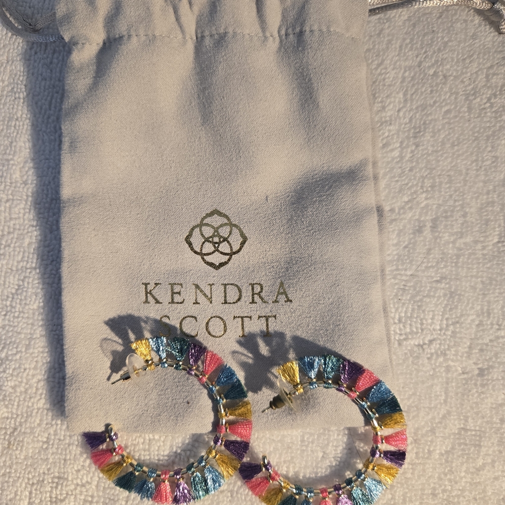 Kendra Scott Colorful Hoop Earrings